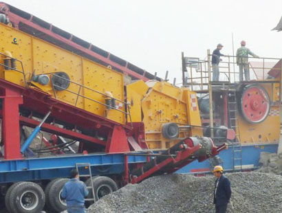 輪胎式移動破碎站